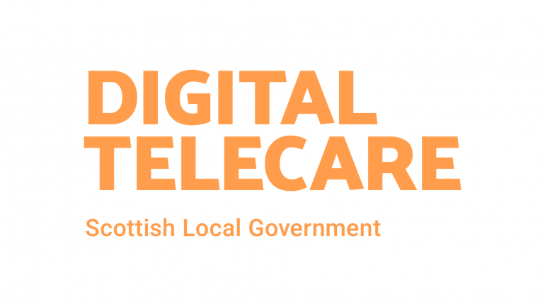 Scottish local government digital telecare logo